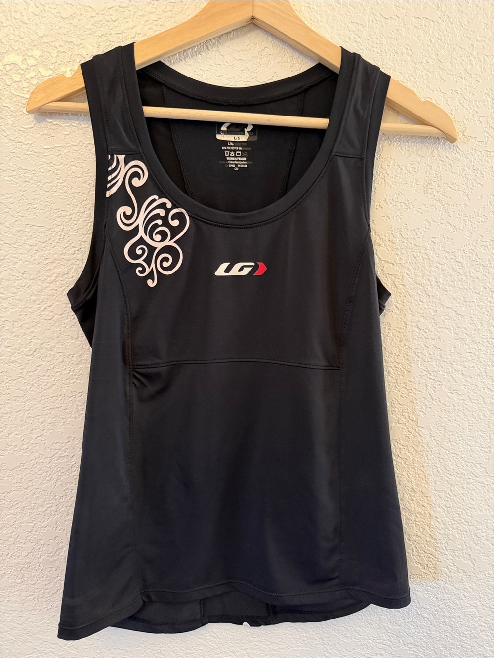 Women's Cycling Black Performance Tank Top